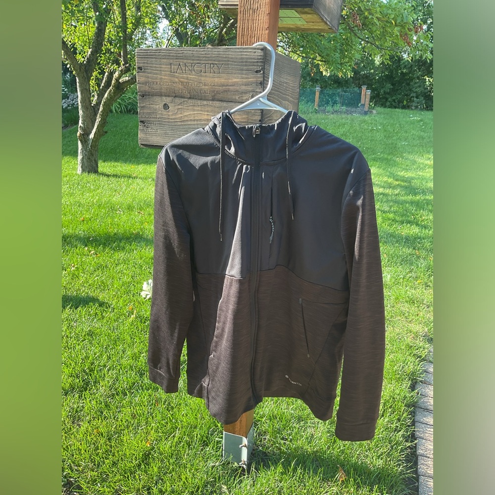 Tek Gear Warm Tek Hoodie - M - Gray/Black